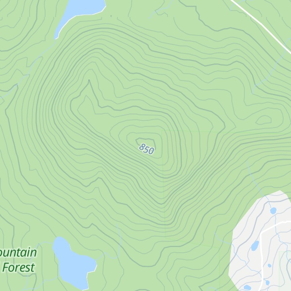 Map of Peabody Hill