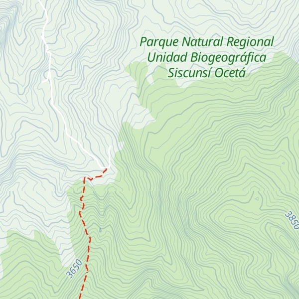 Map of Alto El Pulpito