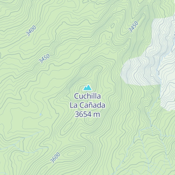 Map of Cuchilla La Cañada