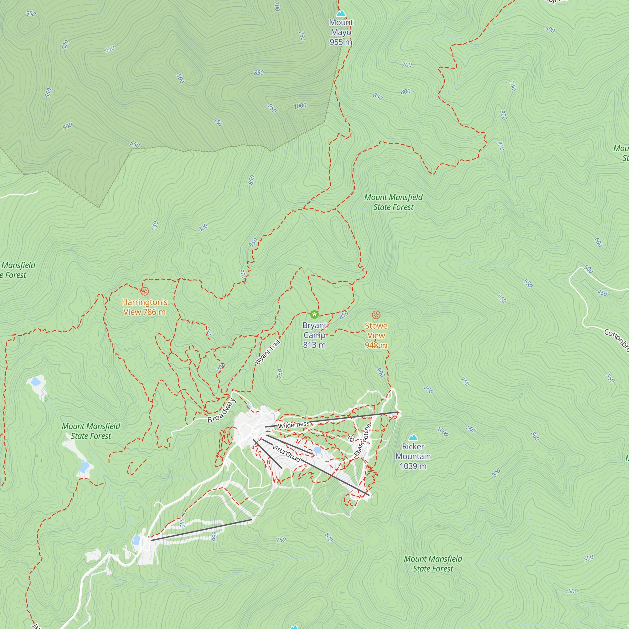 Bryant Camp map