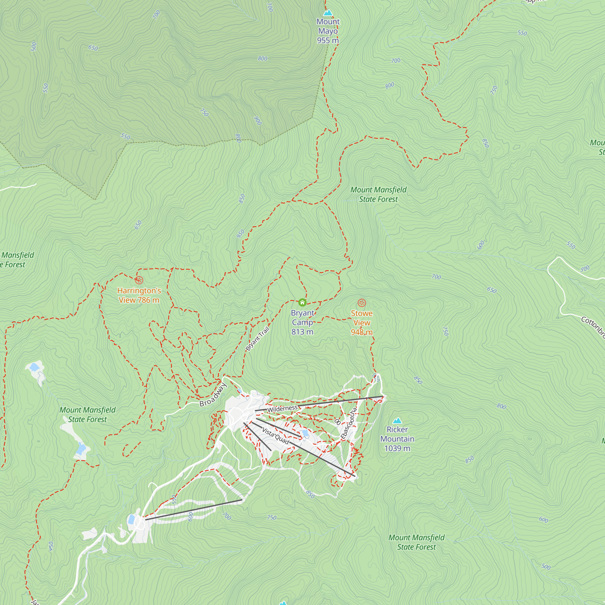 Bryant Camp map