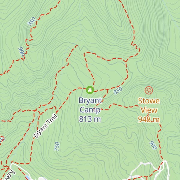 Map of Bryant Camp