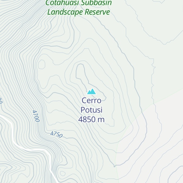 Map of Cerro Potusi