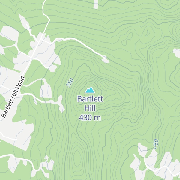 Map of Bartlett Hill