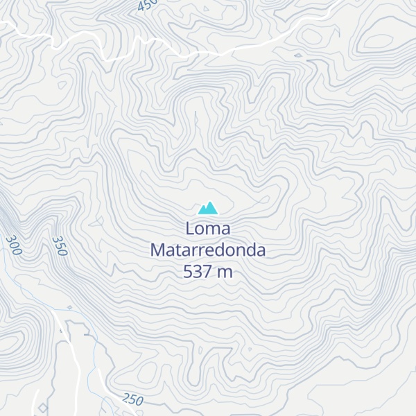 Map of Loma Matarredonda
