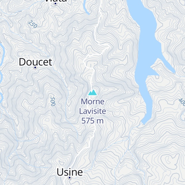 Map of Morne Lavisite