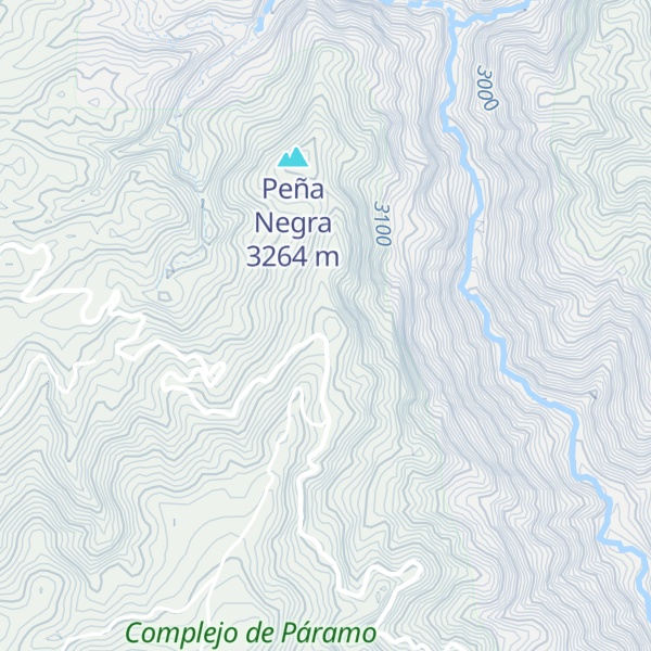 Map of Cuchilla Peña Negra