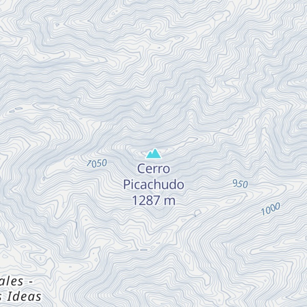 Map of Cerro Picachudo