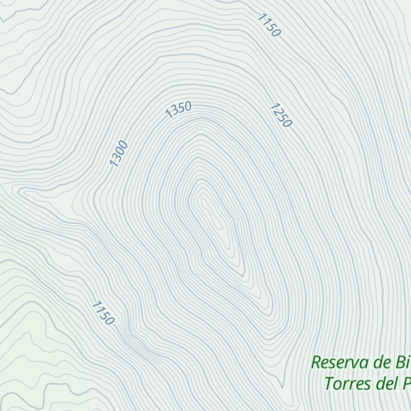 Map of Cerro Tenerife