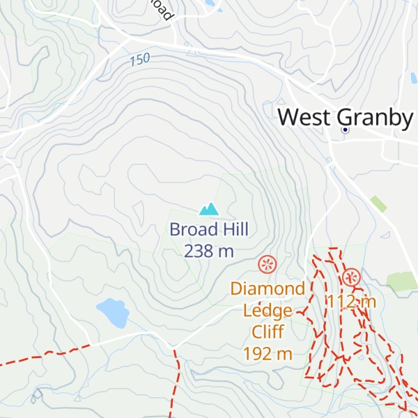 Map of Broad Hill