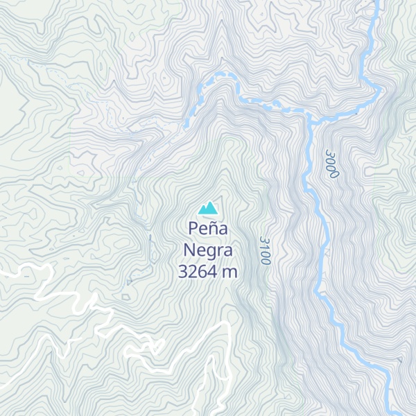 Map of Peña Negra