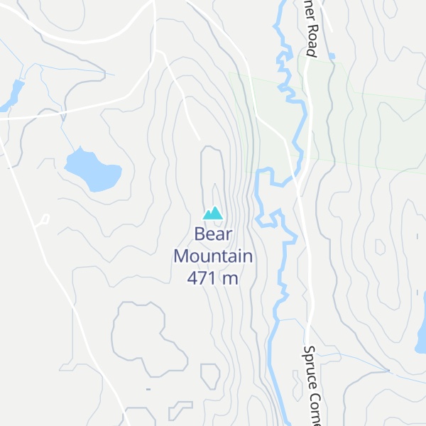 Map of Bear Mountain