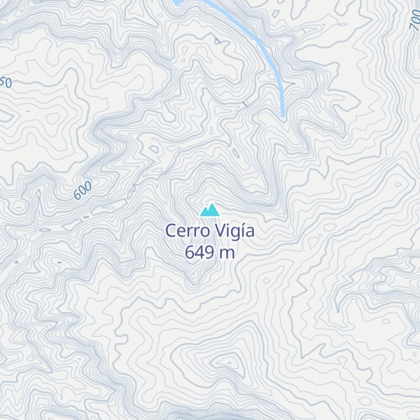 Map of Cerro Vigía