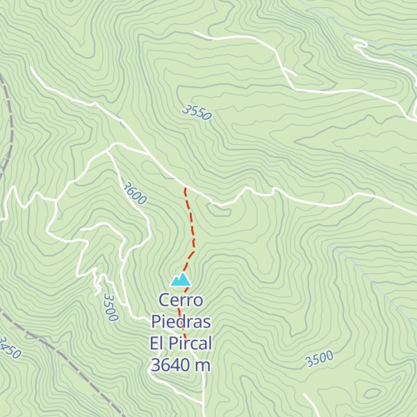 Map of Loma El Chalico