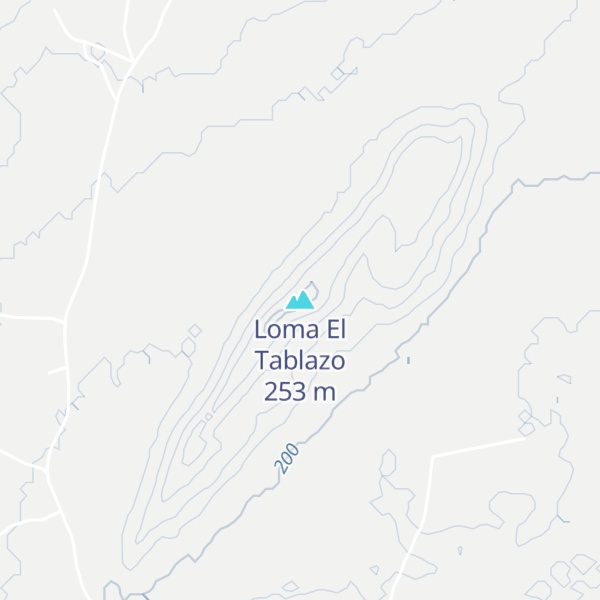 Map of Loma El Tablazo