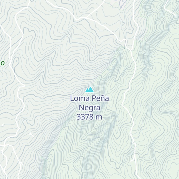 Map of Loma Peña Negra