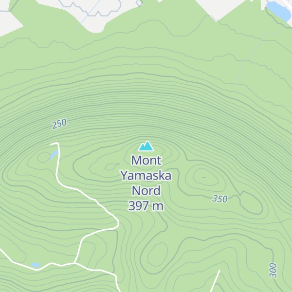 Map of Mont Yamaska Nord