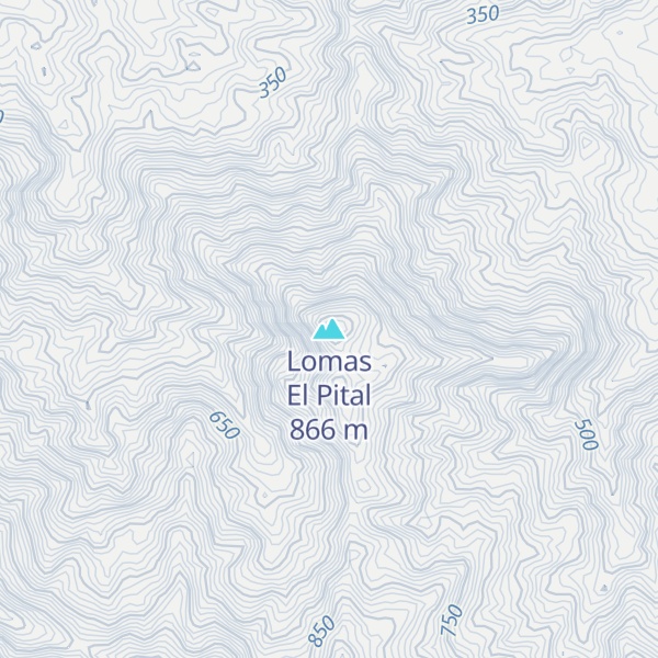 Map of Lomas El Pital