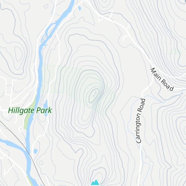 Map of North Rockhouse Mountain