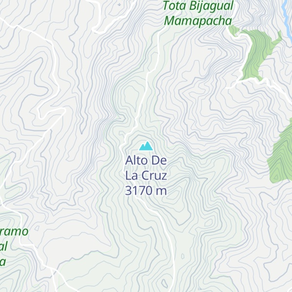 Map of Alto De La Cruz