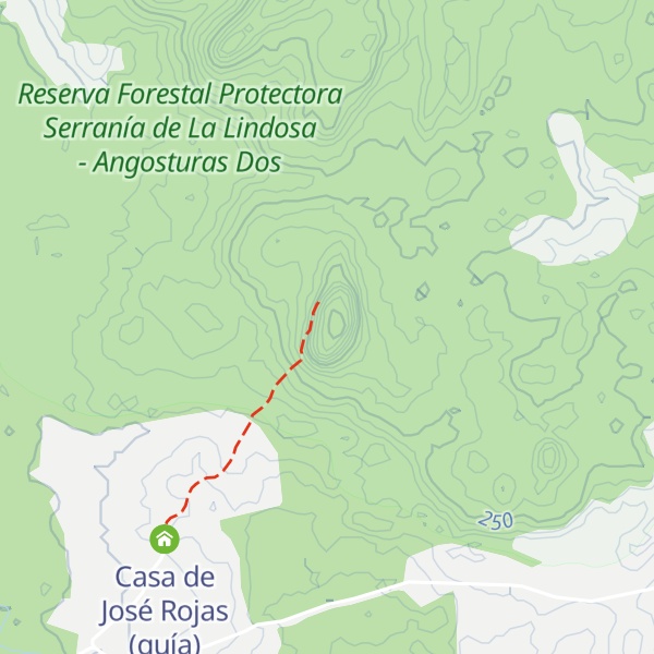 Map of Cerro Azul