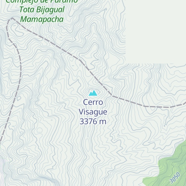 Map of Cerro Visague