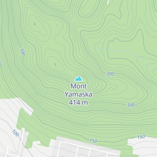 Map of Mont Yamaska