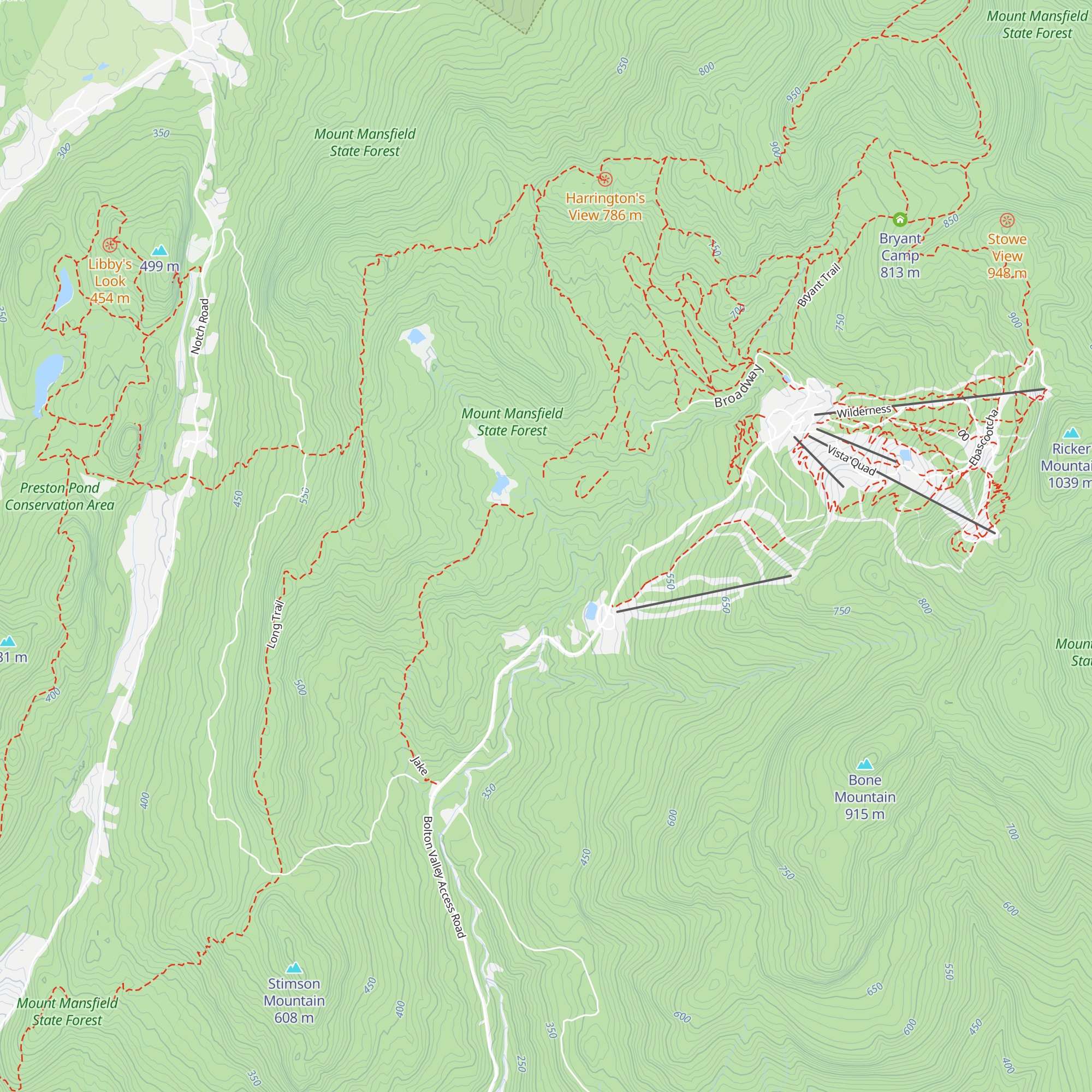 Bolton Lodge map