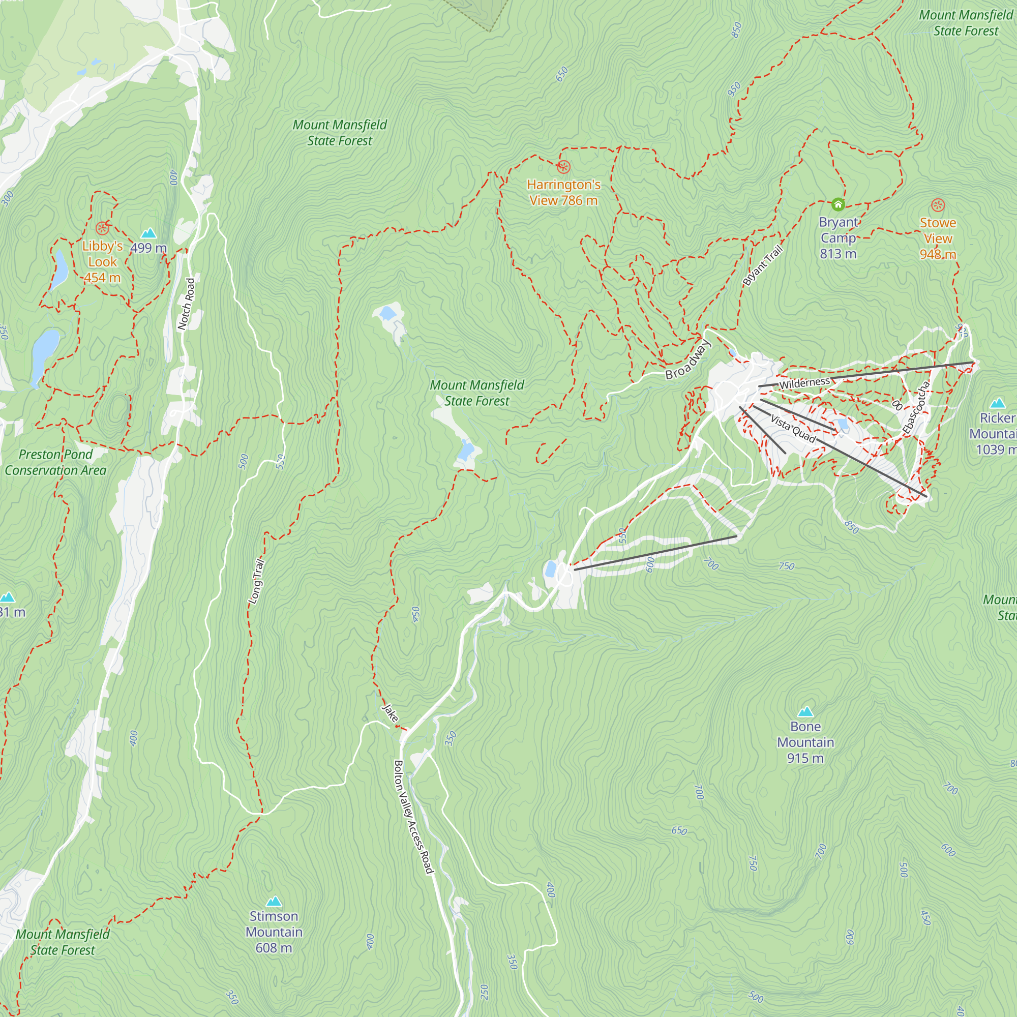 Bolton Lodge map