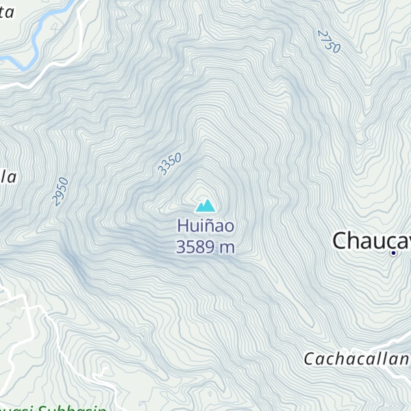 Map of Huiñao