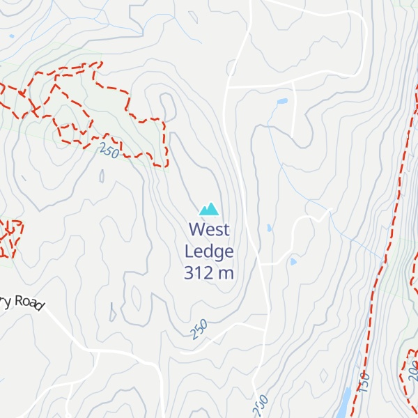 Map of West Ledge