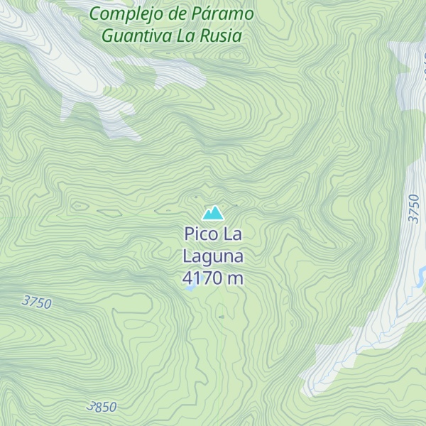 Map of Pico La Laguna