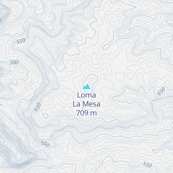 Map of Loma La Mesa