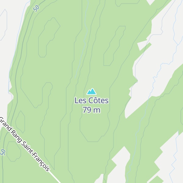 Map of Les Côtes