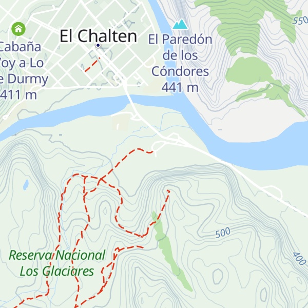 Map of Centro de Visitantes "Guardaparque Ceferino Fonzo"