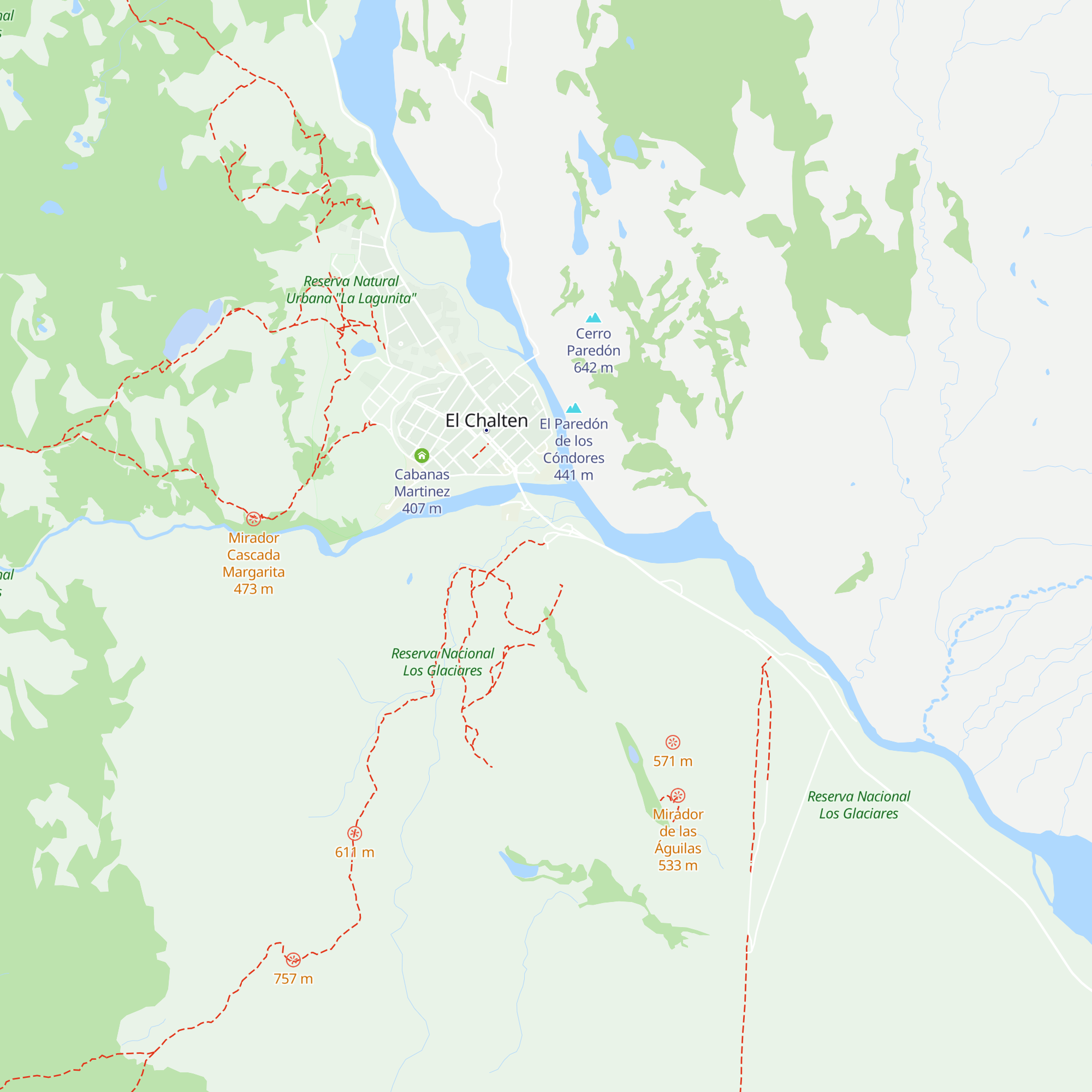 Centro de Visitantes "Guardaparque Ceferino Fonzo" map