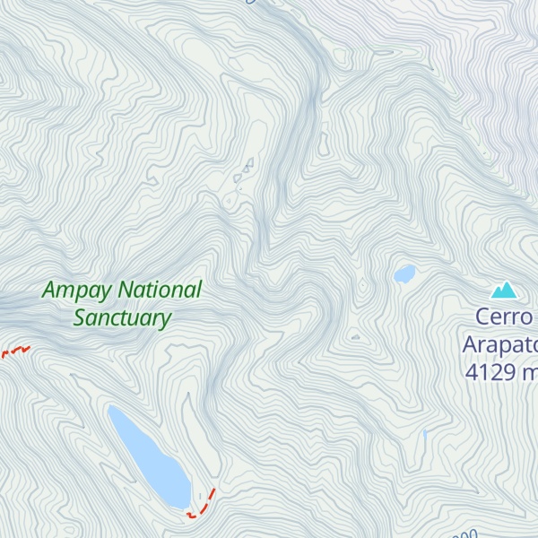 Map of Cerro Yanacocha