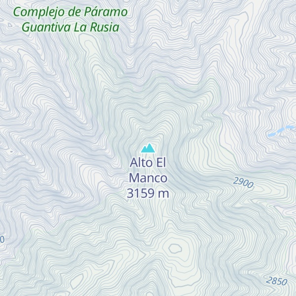 Map of Alto El Manco
