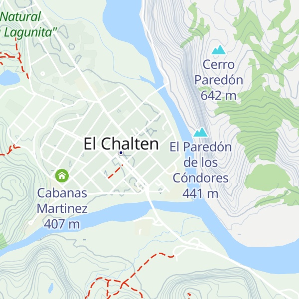 Map of Cabañas Arco Iris