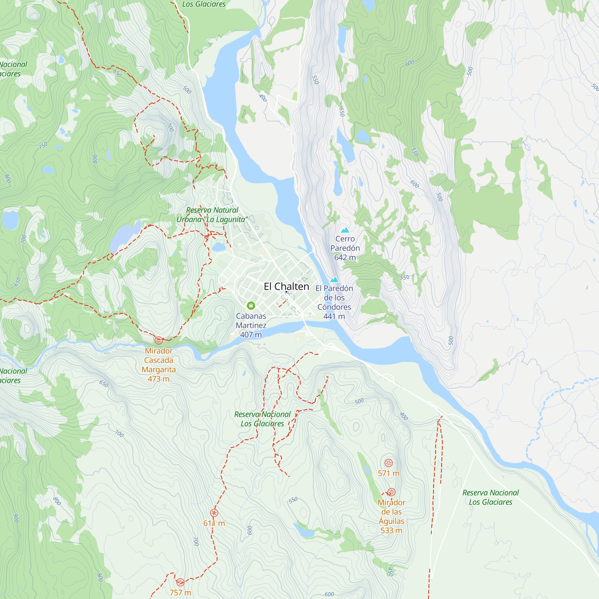 Güer Aike Tiny Houses map