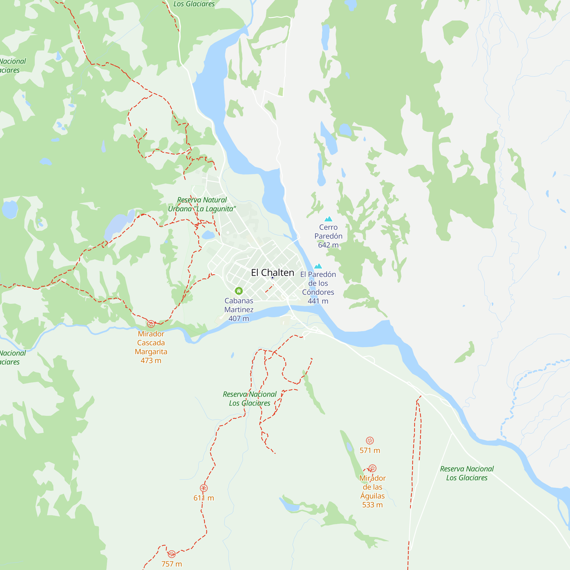 Güer Aike Tiny Houses map