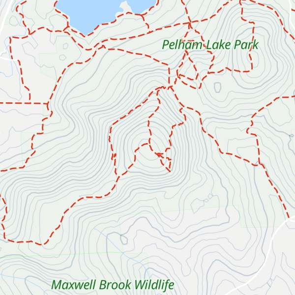 Map of Adams Mountain