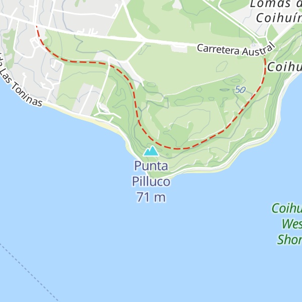 Map of Punta Pilluco