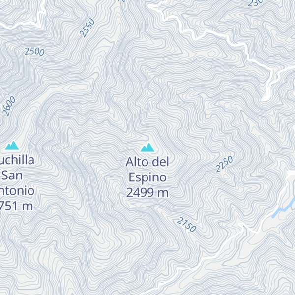 Map of Alto del Espino