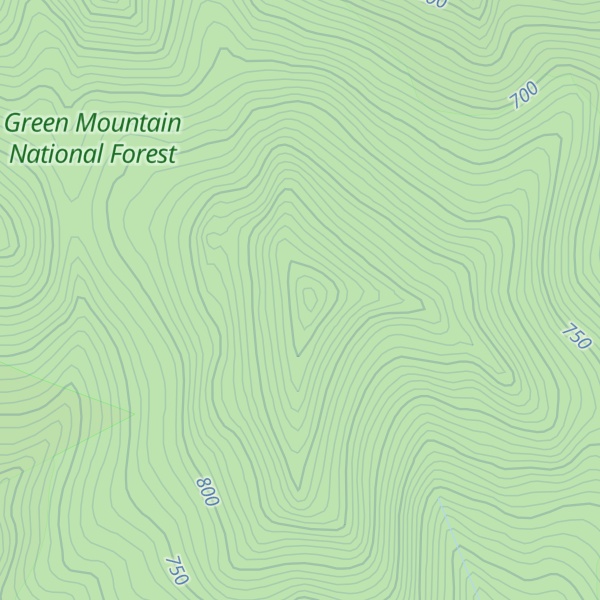 Map of Philadelphia Peak