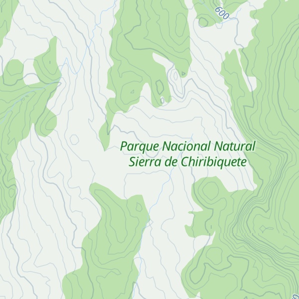 Map of Serrania De Chiribiquete