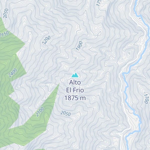 Map of Alto El Frio