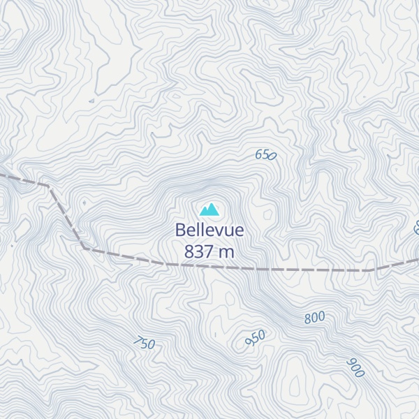 Map of Bellevue