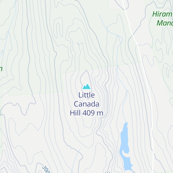 Map of Little Canada Hill