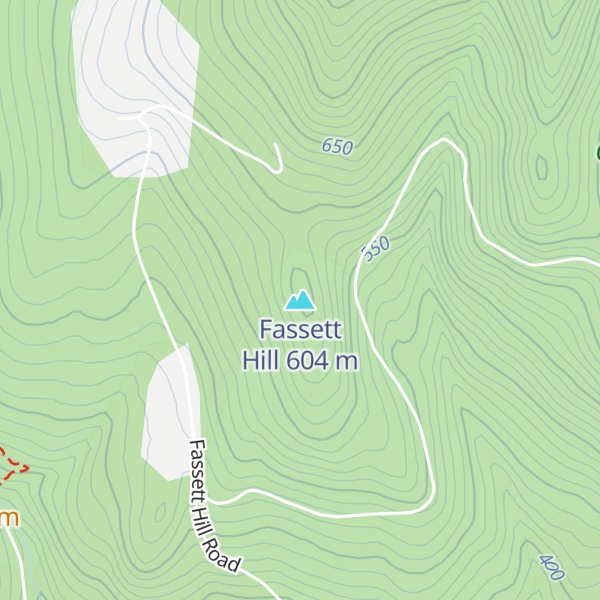Map of Fassett Hill